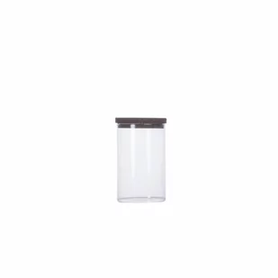 Pojemnik kuchenny, szkło borokrzemowe/korek, 1,0 l, śred. 10 x 16 cm kod: SF-5018336 - Pojemniki kuchenne - miniaturka - grafika 1