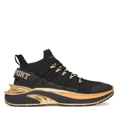 Sneakersy męskie - Sneakersy Plein Sport Runner Chrome Surfer PADS USC0579 STE003N Czarny - miniaturka - grafika 1