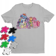 Koszulki męskie - Koszulka T-Shirt Dziecięca Z Nadrukiem My Little Pony Różne -M 134-140 - miniaturka - grafika 1