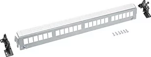 Hager Patch Panel 24M Keystone, bez modułów, szyna TS lub płyta montażowa FZ24MK FZ24MK - Wyłączniki światła i elektryczne - miniaturka - grafika 1