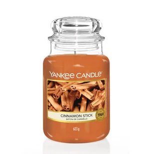 Yankee Candle Świeca zapachowa duży słój Cinnamon Stick 623g - Świece - miniaturka - grafika 1