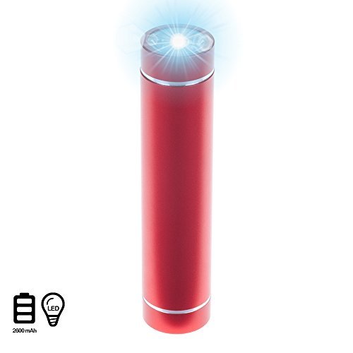 Silica dmm275 – Power Bank latarka cylindryczna 2600 mAh, czerwona