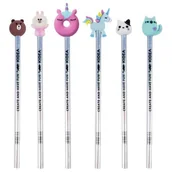 Kredki, ołówki, pastele i pisaki - Ołówek z figurką A Kidea mix cena za 1 szt - miniaturka - grafika 1