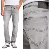 Spodnie męskie - Lee DAREN Engineer DżINS proste szare spodnie jeansowe niższy stan W32 L32 - miniaturka - grafika 1