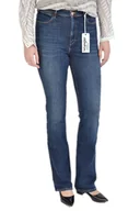 Spodnie damskie - WRANGLER AVERY AUTHENTIC BLUE DZWONY DAMSKIE - miniaturka - grafika 1