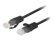 Kable miedziane - LANBERG Patchcord Cat.5e UTP 7.5m black - miniaturka - grafika 1