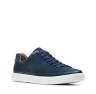 Półbuty męskie - Un Costa Tie [navy combi suede] - rozmiar 46 - miniaturka - grafika 1
