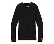 Koszulki i topy damskie - Smartwool Damskie topy Merino 250 Baselayer Crew w pudełku termiczne, czarne, XS - miniaturka - grafika 1