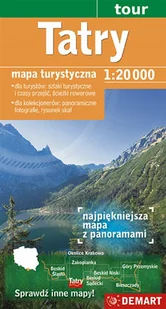 Tatry - mapa turystyczna (skala 1:20 000) - Demart - Atlasy i mapy Tatry - mapa turystyczna (skala 1:20 000) - Demart - Atlasy i mapy - miniaturka - grafika 1