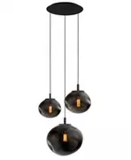 Lampy sufitowe - Lampa wisząca AVIA BLACK 3 11158308 - Kaspa - miniaturka - grafika 1