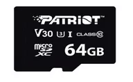 Karty pamięci - Patriot 64GB VX microSDXC UHS-I U3 V30 - darmowy odbiór w 22 miastach i bezpłatny zwrot Paczkomatem aż do 15 dni - miniaturka - grafika 1