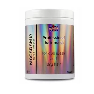RONNEY Holo Macadamia Maska do włosów odżywcza, 1000ml - >>> DARMOWA od 99zł<<< 24h !!! - Maski do włosów - miniaturka - grafika 1