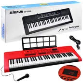 Instrumenty muzyczne dla dzieci - Duży Keyboard Organy 61 klawiszy + mikrofon IN0140 - miniaturka - grafika 1