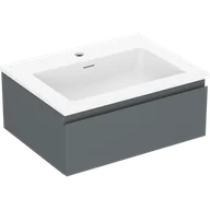 Szafki łazienkowe - Mexen Orio szafka łazienkowa 60 cm z umywalką Otis, 1 szuflada, grafit mat/biała mat - 91A10-06023-1-BF66-W18M01 - miniaturka - grafika 1