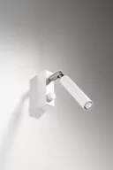 Lampy ścienne - Sollux Lighting Lighting kinkiet Eyetech 1 G9 biały SL.0902 - miniaturka - grafika 1