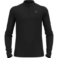 Koszulki sportowe męskie - Odlo Natural Merino 200 Base Layer z długim rękawem z zapięciem na szyję S - miniaturka - grafika 1