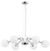 Lampy sufitowe - Lemir Nol żyrandol 6-punktowy chrom O2906 W6 CH - miniaturka - grafika 1