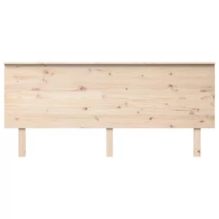 Lumarko Wezgłowie łóżka, 184x6x82,5 cm, lite drewno sosnowe - Inne meble do sypialni - miniaturka - grafika 4