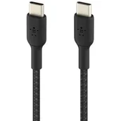 Kable USB - Belkin Kabel Boost Charge Braided USB-C do USB-C 1m, czarny 745883788279 - miniaturka - grafika 1