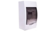 Bezpieczniki elektryczne - Kanlux Rozdzielnica 1X4P z Szyną Din 03830 - miniaturka - grafika 1