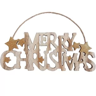 Zawieszka ścienna Merry Christmas 29.5x1x12.5cm TADAR - Dekoracje domu - miniaturka - grafika 1