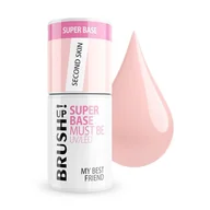 Lakiery hybrydowe - BrushUp! Super Base baza hybrydowa do paznokci Second Skin 5g - miniaturka - grafika 1