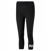 Legginsy - Legginsy Puma ESS 3/4 Logo Leggings W 586828 01 XS - miniaturka - grafika 1