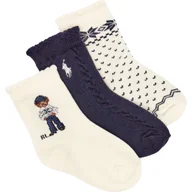 Skarpetki dla dzieci - POLO RALPH LAUREN Skarpety 3-pack - miniaturka - grafika 1