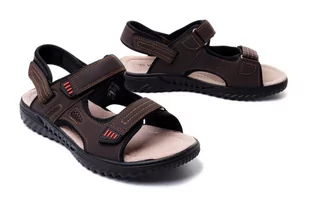 WOJTYŁKO 9S22613V brąz, sandały męskie - Wojtyłko - Sandały męskie - miniaturka - grafika 1