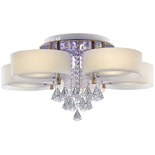 Lampa sufitowa z funkcją LED kolor ANTILA DRS8006/5 TR GL Elem - Lampy sufitowe - miniaturka - grafika 1