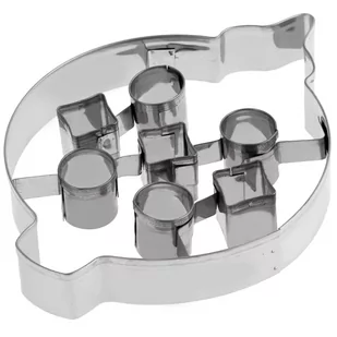 Wykrawaczka do ciastek metalowa, bombka choinkowa - Formy do ciast Wykrawaczka do ciastek metalowa, bombka choinkowa - Formy do ciast - miniaturka - grafika 1