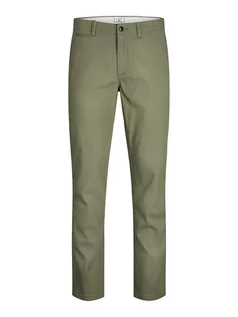 Spodnie męskie - Jack & Jones Spodnie chino w kolorze khaki - grafika 1