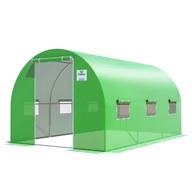 Szklarnie ogrodowe - Focus Garden Tunel ogrodowy, foliowy GARDEN, zielona siatka wzmacniajaca, 4x2,5 m - miniaturka - grafika 1