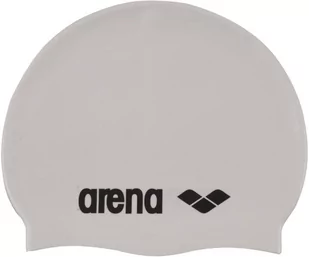 arena Arena czepek pływacki z silikonu, klasyczny, biały 9166215-U - Pływanie - miniaturka - grafika 1