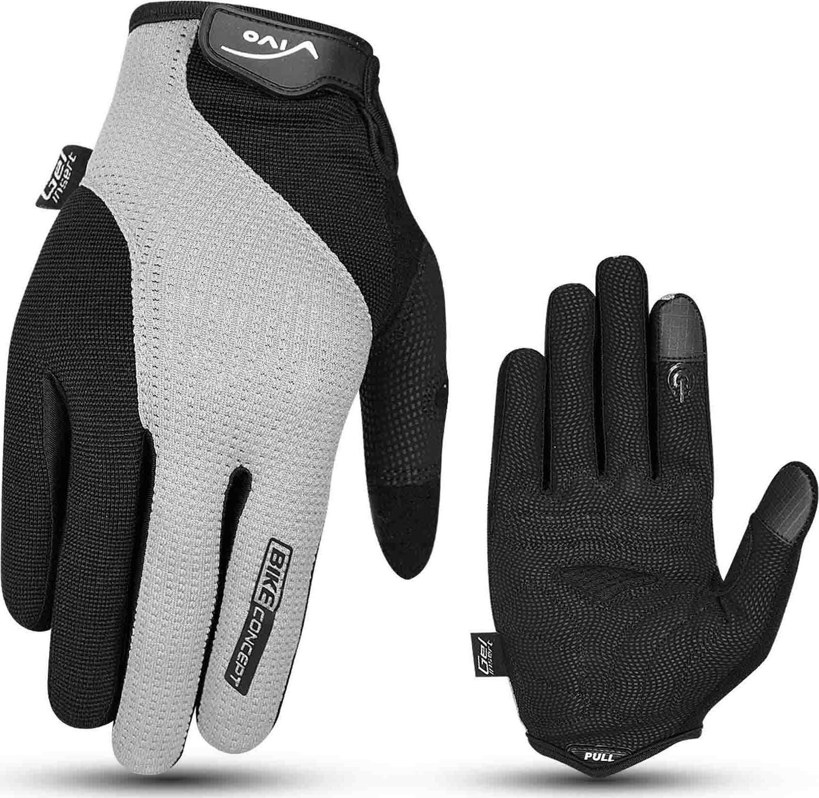 Vivo Rękawiczki rowerowe Vivo SB-01-9514-E czarno-szare L