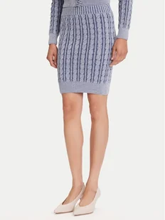 Guess Spódnica mini W5YD68 Z3OU0 Niebieski Regular Fit - Spódnice - miniaturka - grafika 1