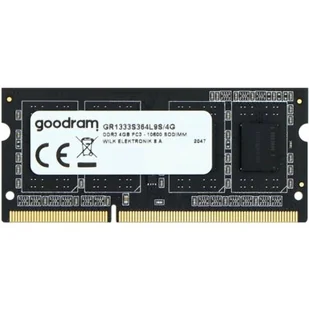 GoodRam DDR3 SODIMM 4GB/1333 CL9 256 8 Dual Rank (GR1333S364L9S/4G) - Pamięci RAM - miniaturka - grafika 1