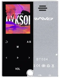 Odtwarzacz MP4 BT004 8GB bluetooth głośnik MP3 srebrny - Odtwarzacze MP3 - miniaturka - grafika 1