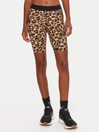 Spodenki damskie - Reebok Szorty sportowe Erica RK25159CCW Beżowy Slim Fit - miniaturka - grafika 1