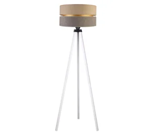 Duolla - Lampa podłogowa DUO 1xE27/60W/230V beżowy/szare/biały - Lampy stojące - miniaturka - grafika 1