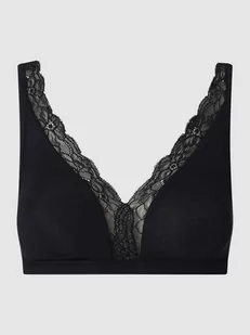 Biustonosz typu bralette z dodatkiem streczu model ‘Cotton Lace’ - Biustonosze - miniaturka - grafika 1