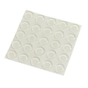 Zawiasy, okucia i inne akcesoria - Odbojnik meblowy silikonowy 13 x 4 mm 25 sztuk STAHL - miniaturka - grafika 1