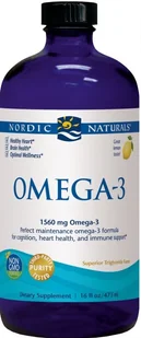 Nordic Naturals Children's DHA - Kwasy DHA dla dzieci 530 mg, truskawka, 473 ml Nordic Naturals 09EA-97470 - Witaminy i minerały - miniaturka - grafika 1