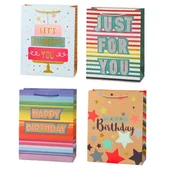 Artykuły biurowe - Torba Prezentowa Urodzinowa Happy Birthday 23 x 18 x 10cm LEAN - miniaturka - grafika 1