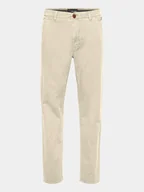 Spodnie męskie - Blend Chinosy 20716448 Beżowy Slim Fit - miniaturka - grafika 1