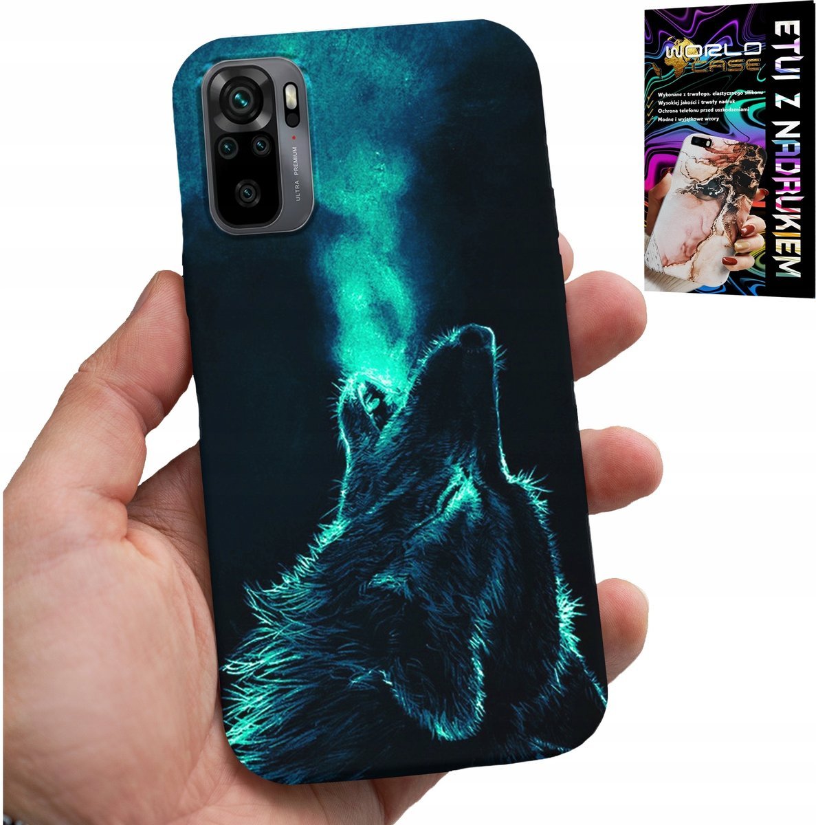 ETUI DO XIAOMI NOTE 10 / 10S - WILK WILKI WATAHA SUPER WZORY OBUDOWA
