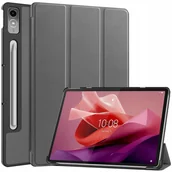 Etui do tabletów - Etui Bizon Case Tab Croc do Lenovo Tab P12 12.7 TB 370, szare - miniaturka - grafika 1