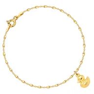 Bransoletki - MYNESS Bransoletka z kaczuszką /2174/ - miniaturka - grafika 1