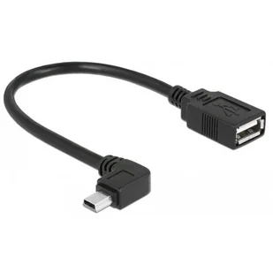 Delock mini USB - USB host OTG (kątowy) 83245 - Adaptery i przejściówki - miniaturka - grafika 2