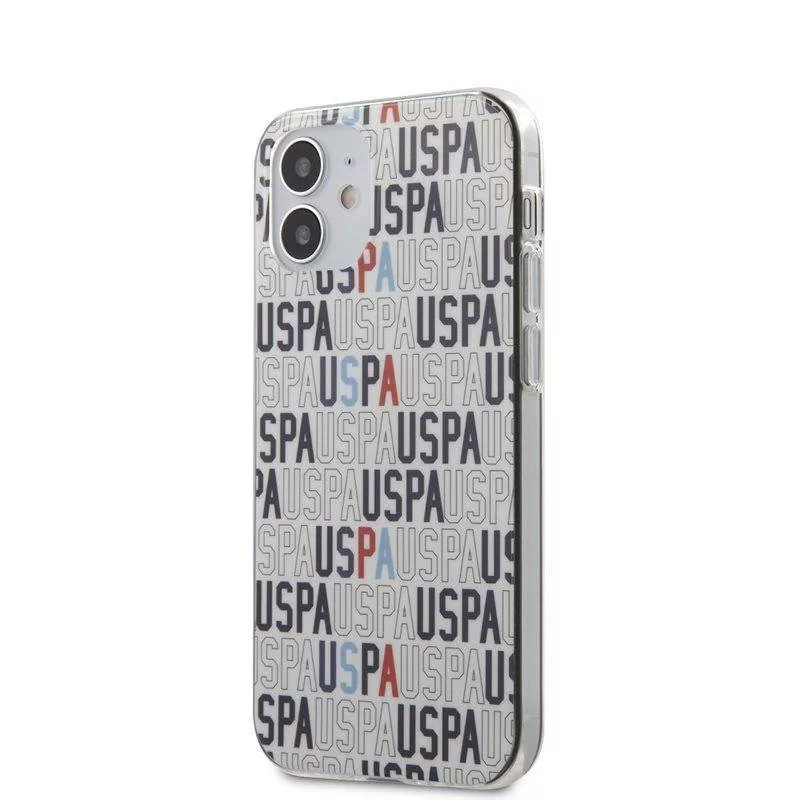 U.s. polo assn US Polo USHCP12SPCUSPA6 iPhone 12 5,4" biały/white Logo Mania Collection